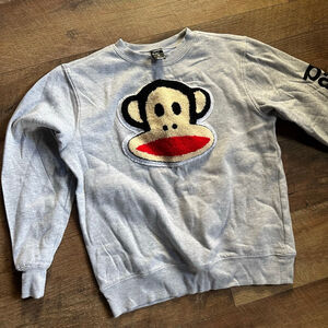 Juniors Paul Frank Gray Julius Monkey Sweatshirt S